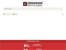 Tablet Screenshot of hrjohnsonindia.com